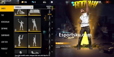 Emote Ff Langka Pemain Free Fire Wajib Punya Esportsku