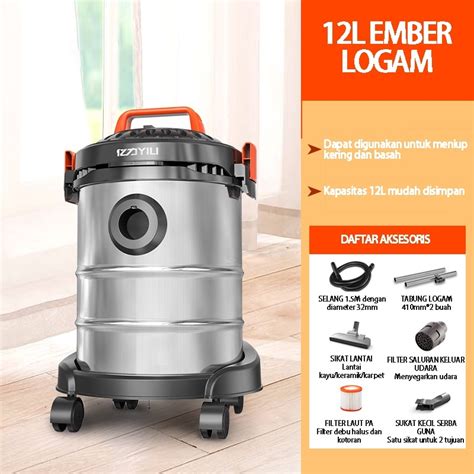 Jual 3in1 Vacuum Cleaner 15 Liter Sedot Basah Kering Vacum Blower