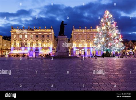 France Meurthe Et Moselle Nancy The Christmas Tree The Statue Of