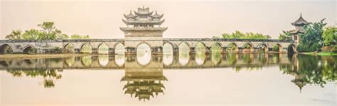 Double Dragon Bridge In Jianshui Yunnan Attractions