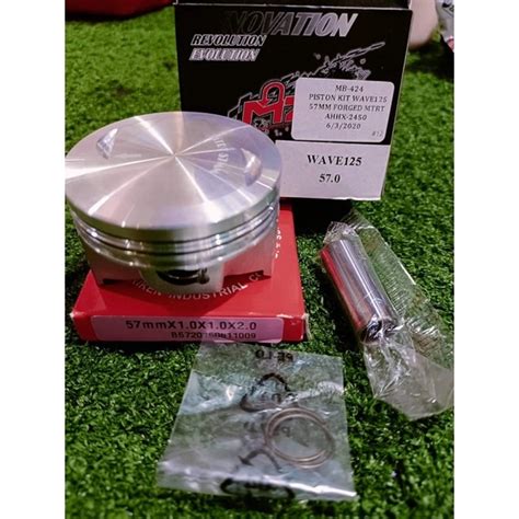 MTRT Racing Forged Piston 57mm Flat For WAVE 125 XRM 125 Shopee