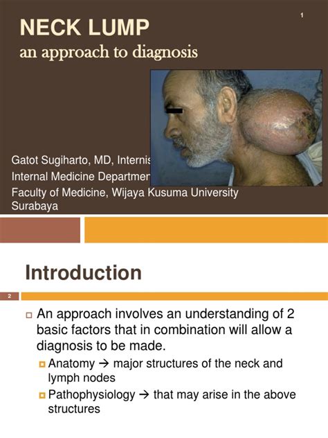 An Approach To Diagnosis Neck Lump Pdf Neck Neoplasms