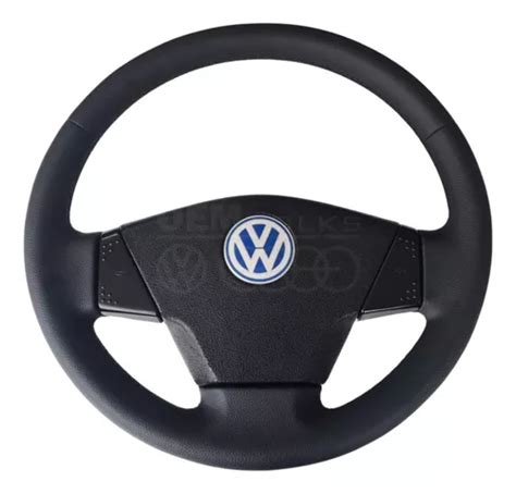 Volante Original Vw Gol Parati Saveiro G3 Emblema Azul Oem