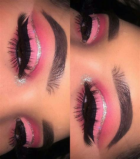 Pink And Silver Colorful Eye Makeup Makeup Eye Makeup Artistry Makeup