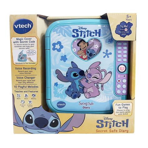 VTech Disney Stitch Secret Safe Diary – Toyworld Australia