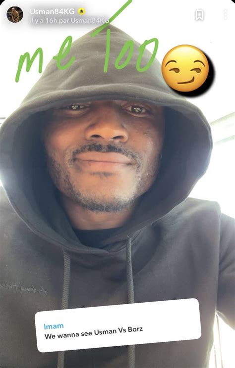 La Sueur On Twitter Moi Aussi Kamaru Usman R Pond Un Fan Qui