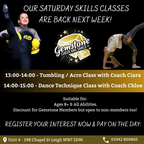 Book Now Gemstone Cheer And Dance