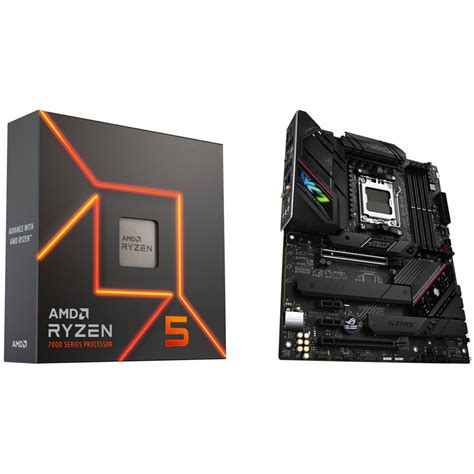 Amd Ryzen 5 7600x 47 Ghz Six Core Am5 Processor And Asus Rog