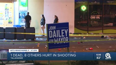 Parking Lot Shootout In Tallahassee Leaves 1 Dead 8 Wounded