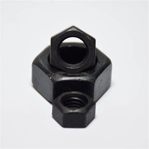 High Carbon Steel Din 934 Black Oxide Hex Nut M3 M24 Factory Direct