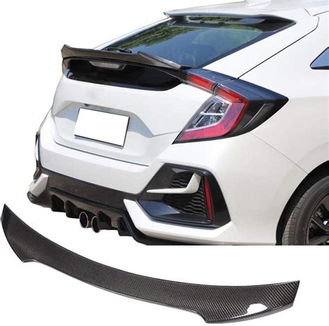 Buy Jcing Carbon Fiber Trunk Spoiler For Honda Civic Hatchback X