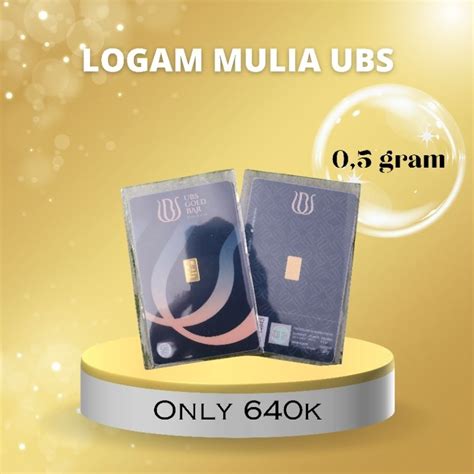 Jual LOGAM MULIA EMAS UBS 0 5 GRAM DESAIN BARU QRCODE Shopee Indonesia