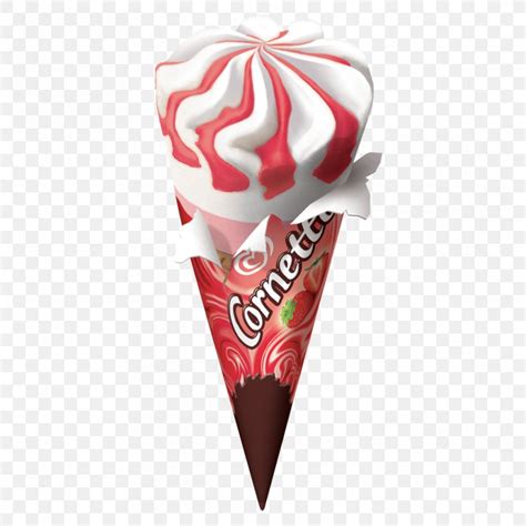 Ice Cream Cones Cornetto Strawberry Flavor, PNG, 1037x1037px, Ice Cream ...