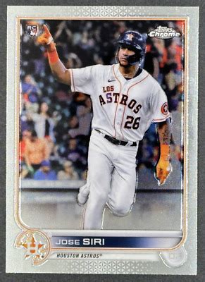 Topps Chrome Jose Siri Rc Rookie Ebay