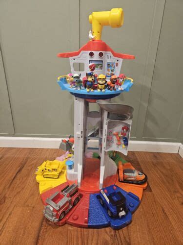 Paw Patrol My Size Lookout Tower Complete Sets Vehicles Figures