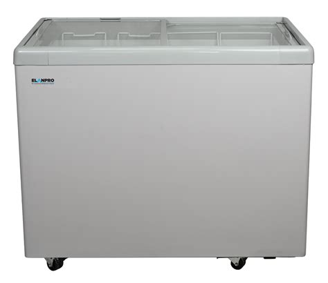 Elanpro EKG 405 A Double Door Flat Glass Top Freezer Capacity 400 L