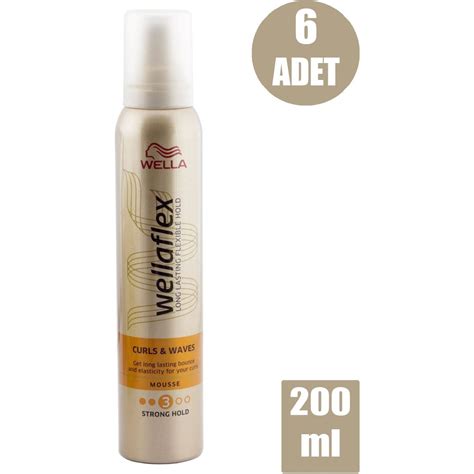 Wella Flex Curls Bukle Saç Köpüğü 200 ml 6 Adet Fiyatı