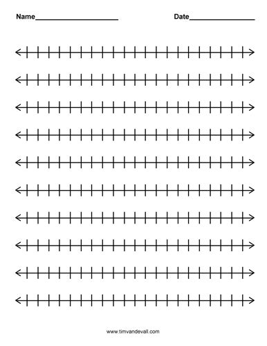 Blank Number Line Templates Tim S Printables Number Line Printable Number Line Math Printables