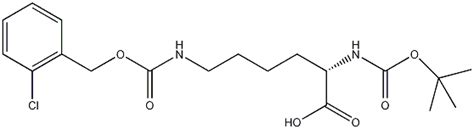 Nα 叔丁氧羰基 N 2 氯苄氧羰基 L 赖氨酸nα Tert Butoxycarbonyl Nε 2