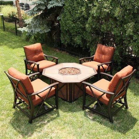 Haywood Fire Pit Set By Agio Select Patio Furniture