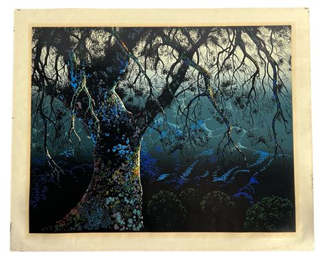 Eyvind Earle Jewel Tree Artist Proof Serigraph Auction