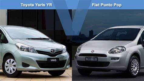 Toyota Yaris YR Vs Fiat Punto Pop