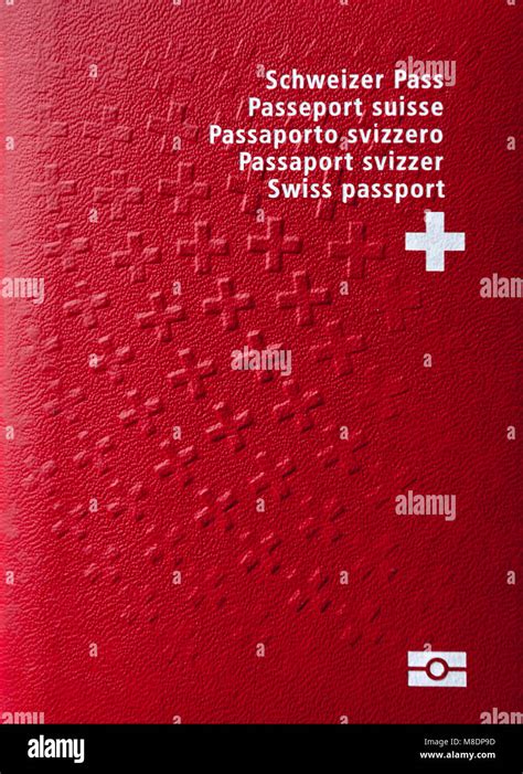 Swiss Passport From Switzerland Stock Photo - Alamy