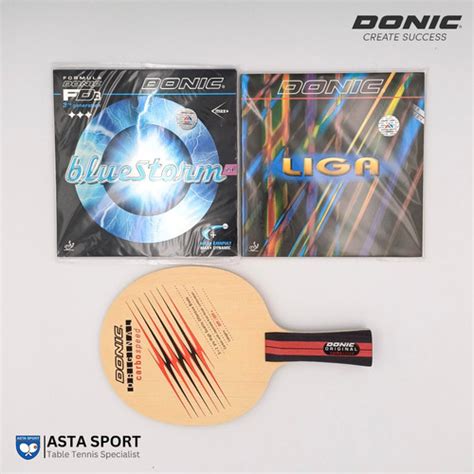 Promo Bet Tenis Meja Original Carbo Speed Donic Bluestorm Liga Set