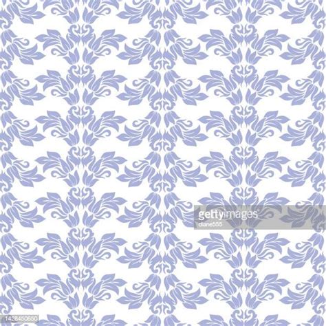 Victorian Floral Wallpaper Seamless Background High Res Vector Graphic