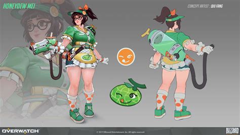 ArtStation - Honeydew Mei Skin, Qiu Fang | Mei skins, Mei overwatch ...