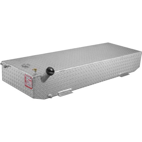 Rds Aluminum Auxiliary Fuel Tank — 40 Gallon Rectangular Diamond