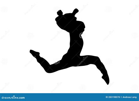 Dance Silhouette Dancing Person Sketch Shadow Dancer Art Stock Illustration - Illustration of ...