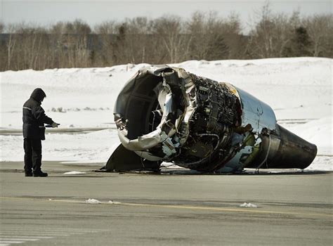 New Photos Show Aerial View Of Air Canada Flight 624 Crash Site