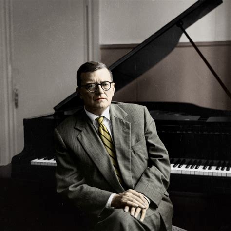 Portrait Of Dmitri Dmitriyevich Shostakovich Classical Music