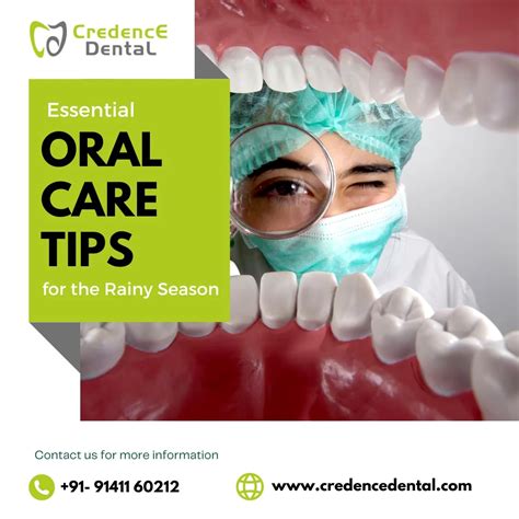 Essential Oral Care Tips For The Rainy Season Credence Dental