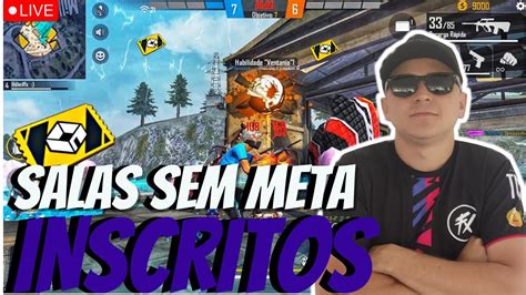 FREE FIRE AO VIVO X1 DOS CRIAS 6v6 4V4 SALA SEM METAS YouTube