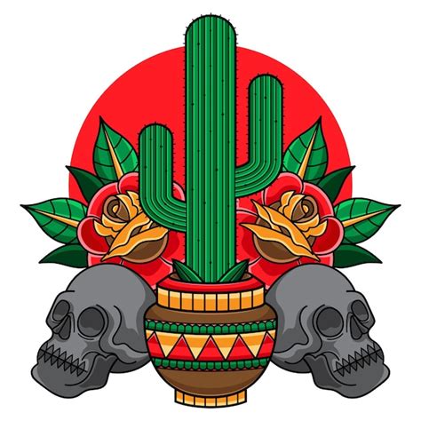 Details More Than Cactus Tattoo Traditional In Coedo Vn