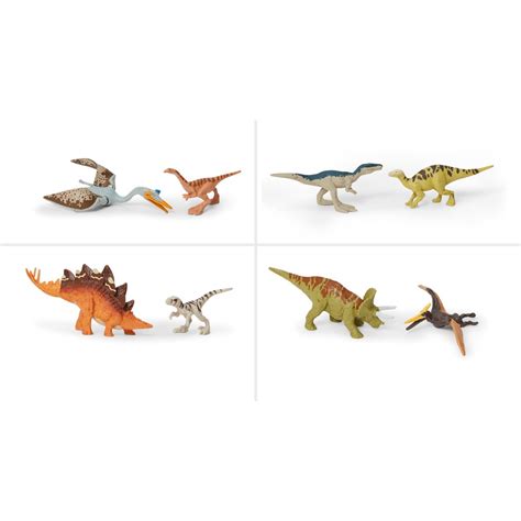 Jurassic World Dominion Mini Dinosaur Figures 20 Small Toys With Authentic Design, In Scale ...