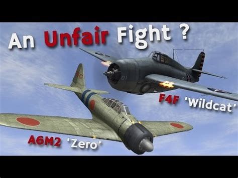 ⚜ | A6M2 'Zero' vs F4F 'Wildcat' - An Unfair Fight in the Pacific ...