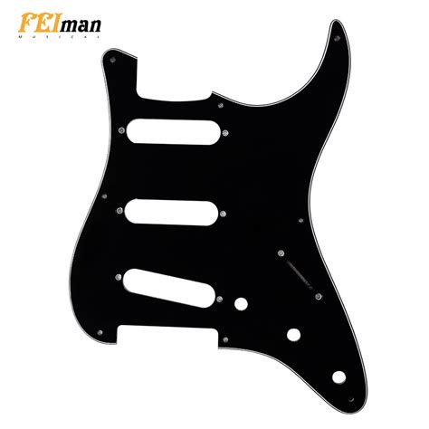 Pleroo Guitar Parts 8 Screw Holes Sss Pickguard For Fender Vintera Or Classic Series Or Vintage