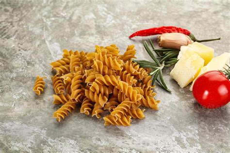 Raw Whole Grain Pasta Fusilli Stock Photo At Vecteezy