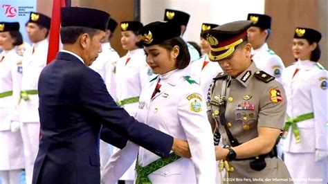 76 Nama Paskibraka Nasional 2024 Yang Dikukuhkan Presiden Jokowi Untuk