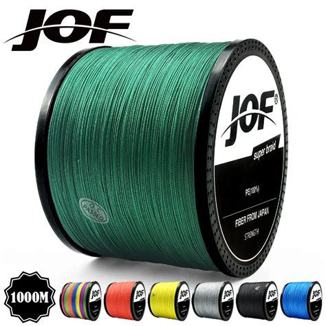 Jof 8 Strands 1000m 500m 300m Pe Braided Multifilament Fishing Line