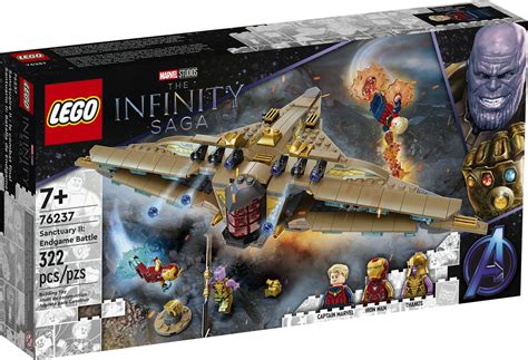 LEGO Marvel Avengers Endgame Battle: New Thanos Spaceship Infinity Set ...