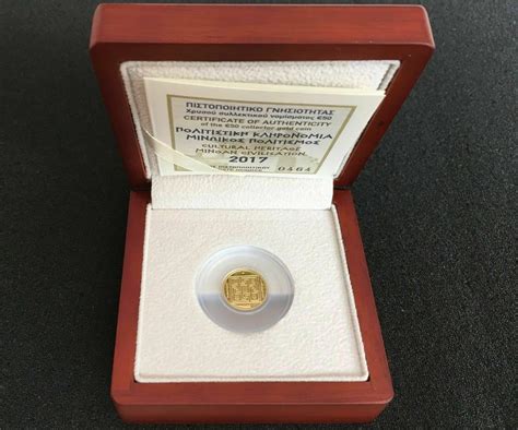 Griechenland 50 Euro Gold Münze Kulturelles Erbe Minoische