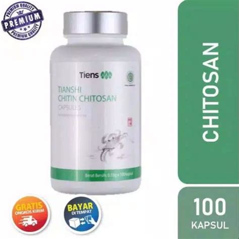 Jual Pelangsing Badan Chitin Chitosan Original Kemasan Full Kapsul