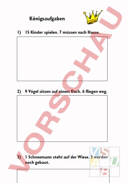 Arbeitsblatt Rechengeschichten Mathematik Anderes Thema