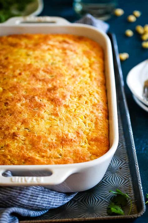 Southwest Green Chile Corn Casserole Melanie Makes