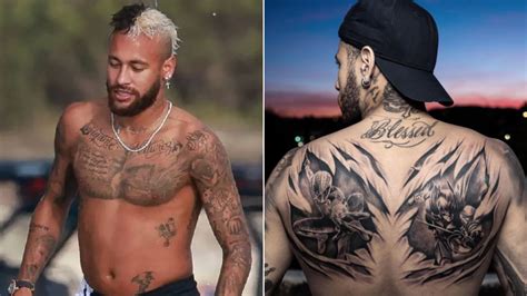 Tatuaje De Neymar En El Cuello ¿cuáles Son Y Qué Significan