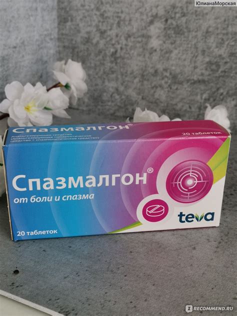 Таблетки TeVa Спазмалгон - «Помогает при головных болях» | отзывы